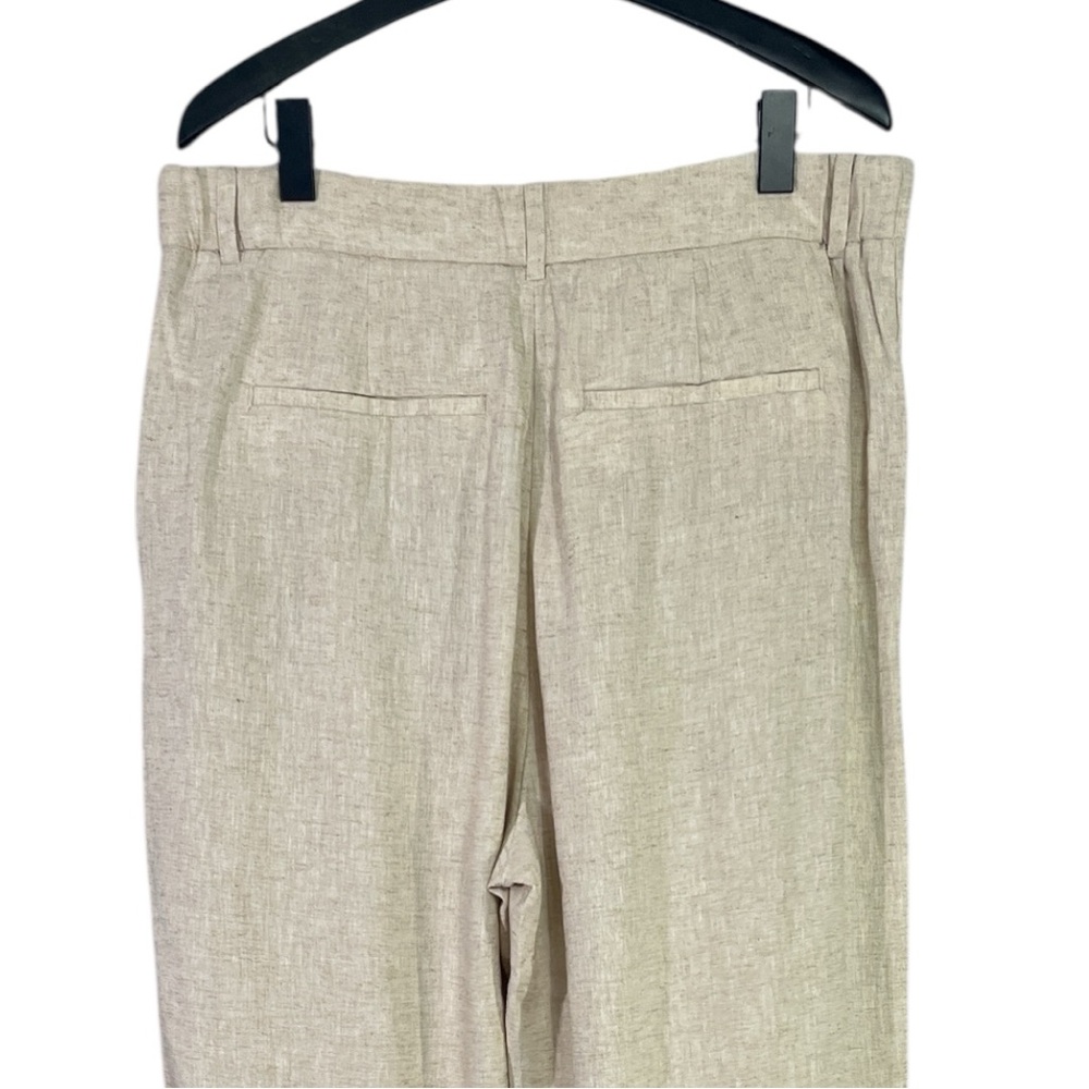 NWT Abercrombie & Fitch A&F Sloane Low Rise Tailored Linen-Blend Pant 32/14L - Picture 10 of 11